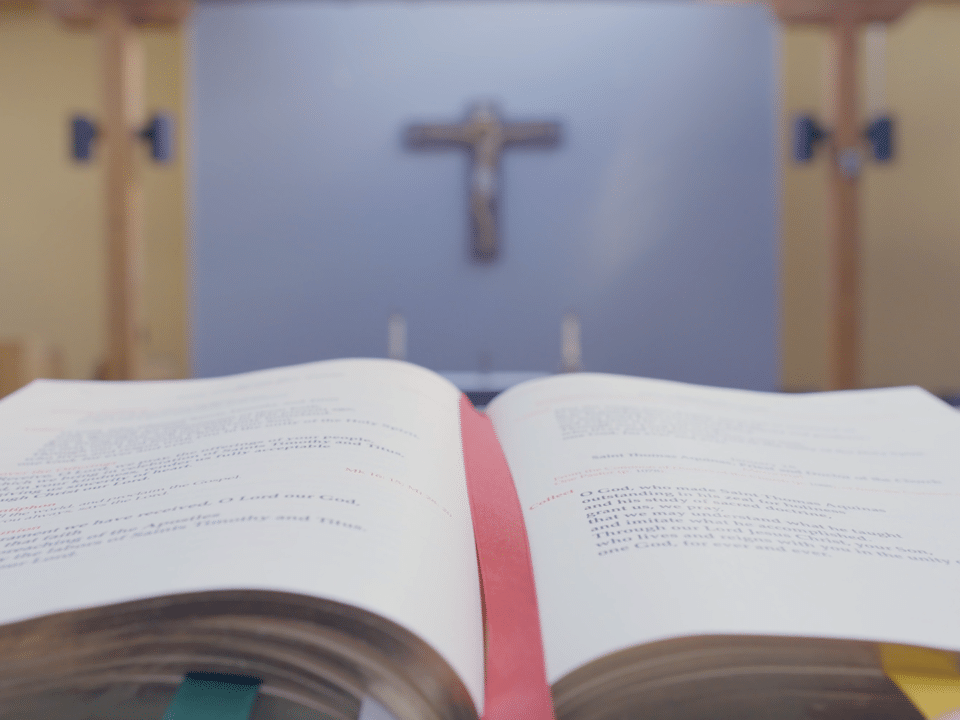 Bible in the Aquinas Institute Chapel