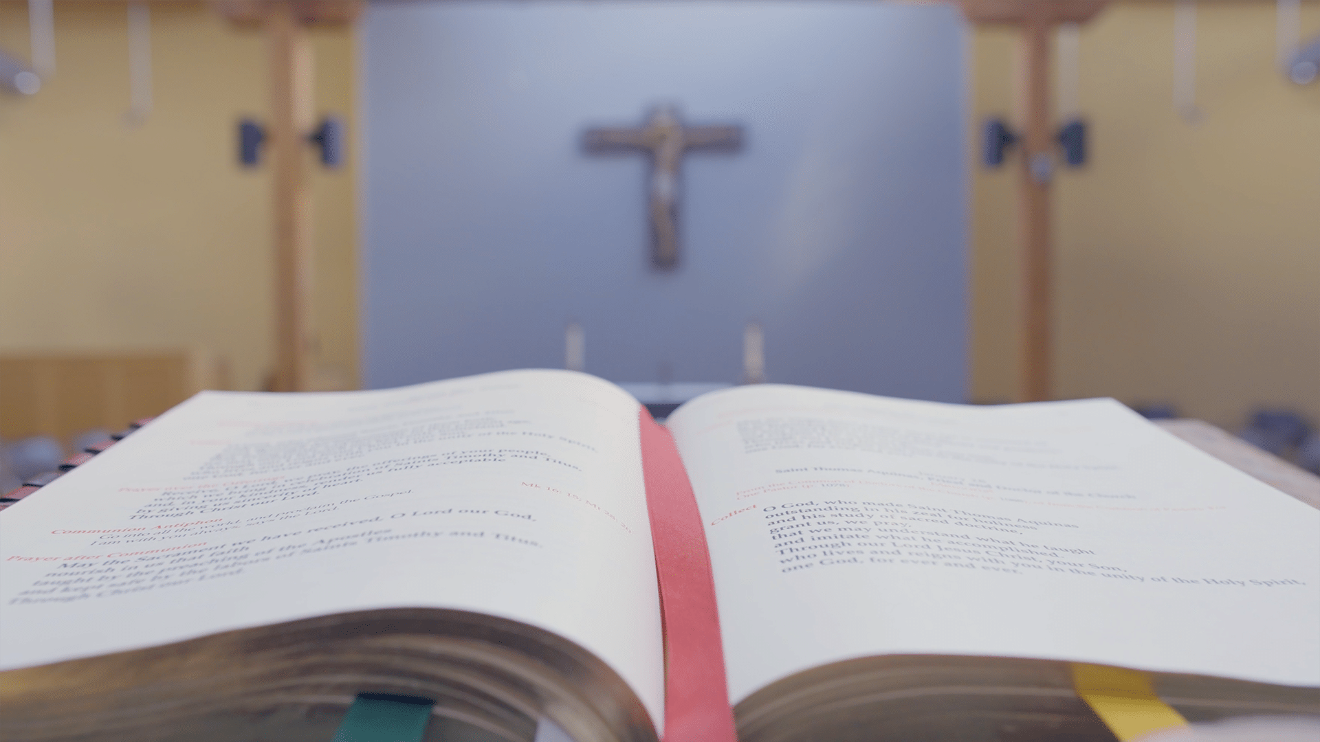 Bible in the Aquinas Institute Chapel