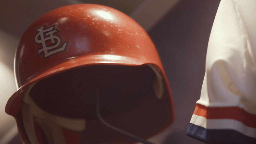 Cardinals baseball helmet